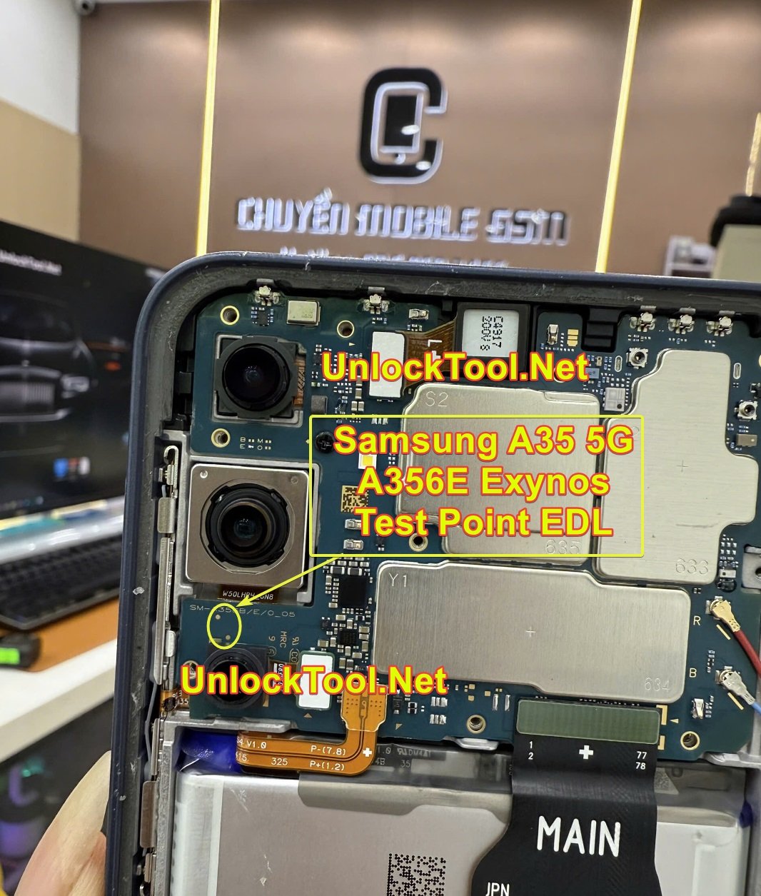Samsung Galaxy A35 Test Point / EDL Point
